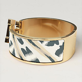HERMES∽Bracelet Clic H Le Chat CarreクリックH∽パリ本速達★ Clic Clac H Le Chat Carre bracelet | Hermès Australia
